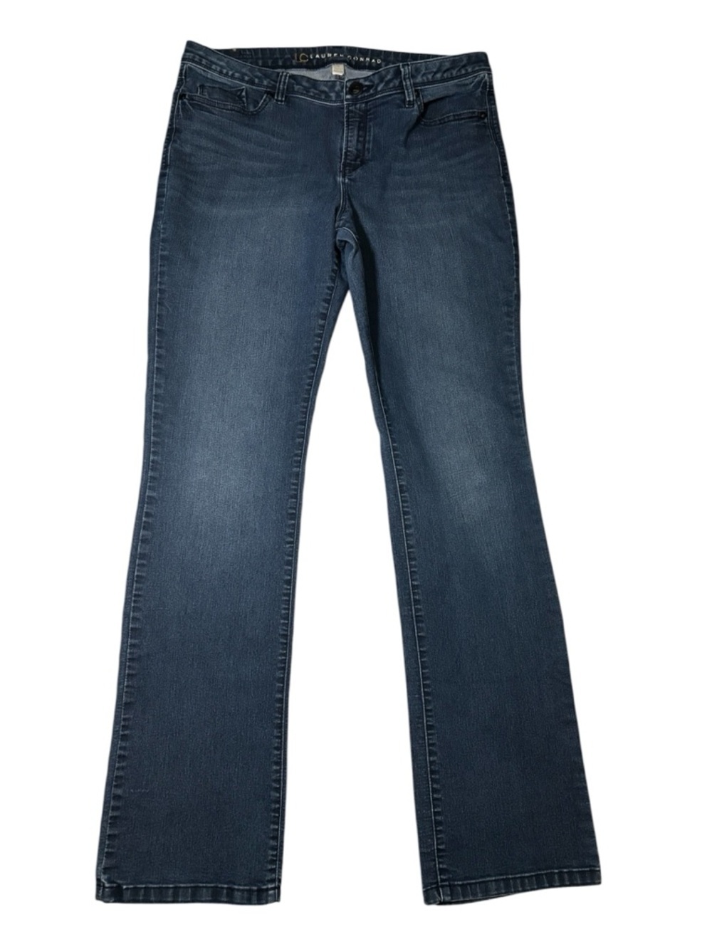LC Lauren Conrad Bootcut Jeans Size 16 Medium Wash Mid Rise Stretch Denim